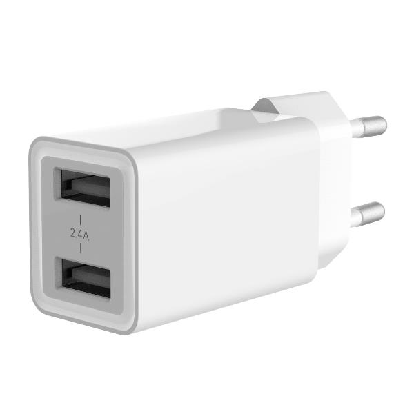 Conceptronic 2-PORT 12W USB CHARGER  2.4A
